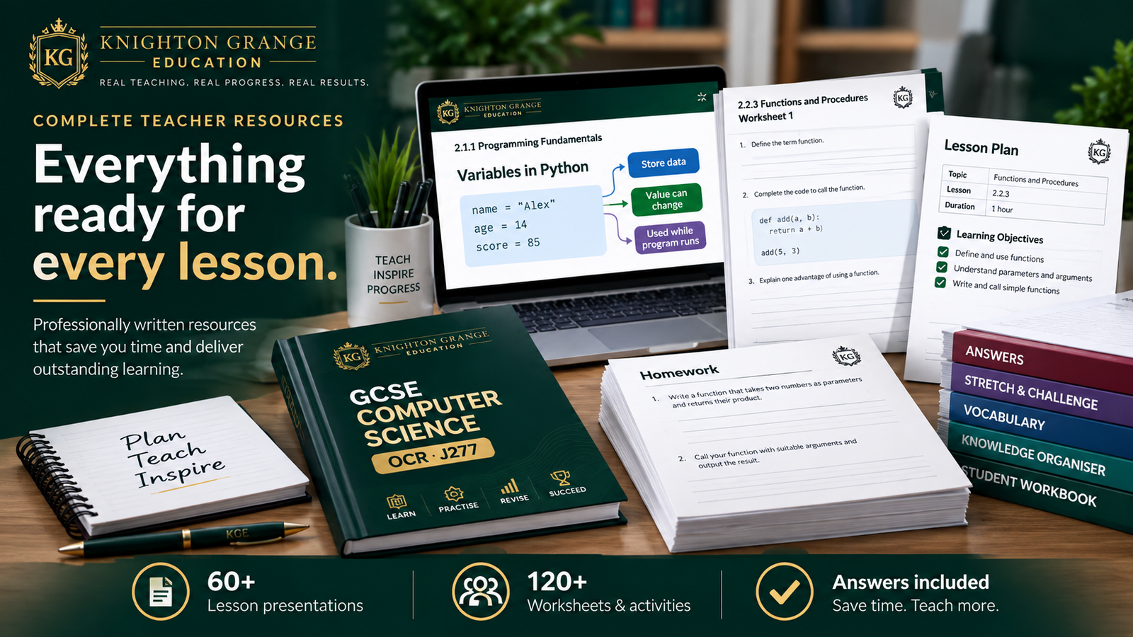 Complete KGE teacher resources