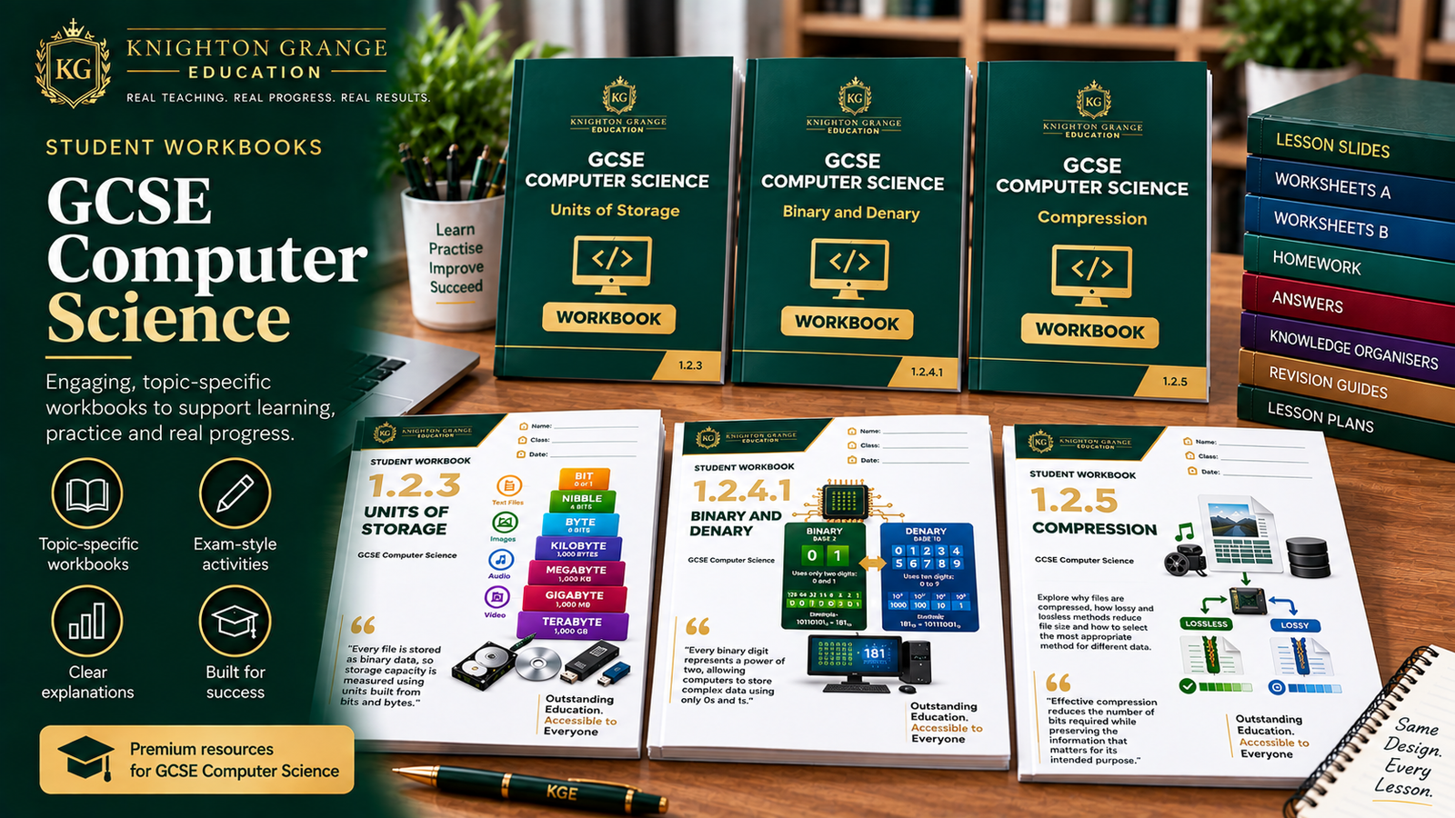 KGE student workbooks