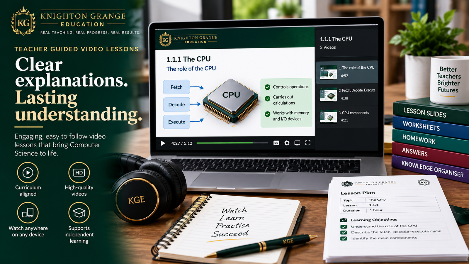 KGE teacher-guided learning videos